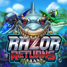 Logo of Razor Returns from Push Gaming at Spinational Casino