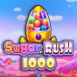 Sugar Rush 1000 slot logo by Pragmatic Play at Spinational CasinoSugar Rush 1000