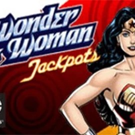Wonder Woman Jackpots logo – Jackpots by Amaya at Spinational Casino